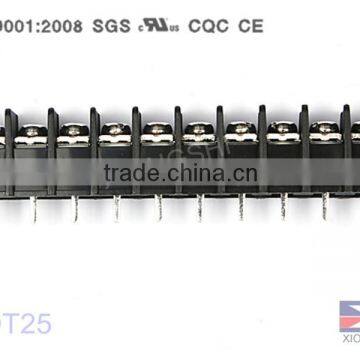 PCB Barrier Terminal Block KDT55 300V 25A 10mm Pitch