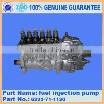 PC300-5 fuel injection pump 6222-71-1120 genuine excavator parts for sale