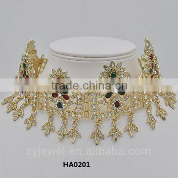 Wholesale new trend gold hair accessory fashion jewelry