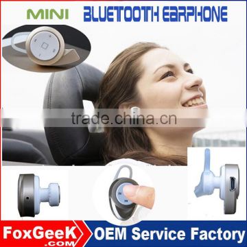 Mini Bluetooth Stereo Headset Earphone Bluetooth 4.0 Snail Design Handsfree super bass headphone