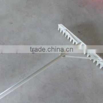 Aluminum garden rake,grain rake ,leaf rake