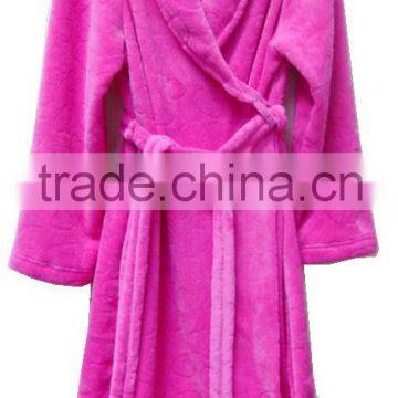 Coral fleece gown