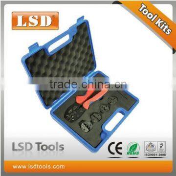 LSD good quilty LY03C-5D3 COMBINATION TOOLS IN PLASTIC BOX Mini Combination Tools CRIMPING crimping pliers 4 DIE SETS