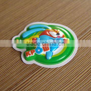 Printable cartoon stickers,3d embossed sticker