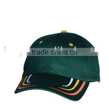100% cotton twll embroidery 6 panel promotion cap