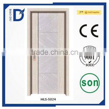 2016 Latest Design Wooden Door Swing Opening Flush Door for Toilet Melamine Wooden Door photo-6