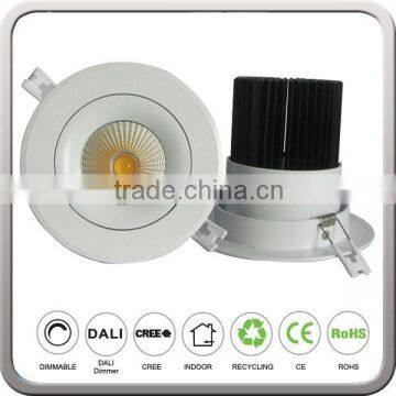LED ceiling recessed downlight COB 30W with 3 years warranty