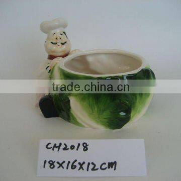 hand painted cooker soup bowel