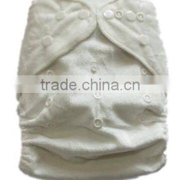 AIO reusable minky baby cloth diaper--HAILAN-S06