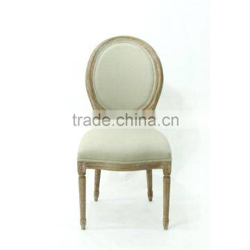 European style armchair genuine leather armchair wood chair