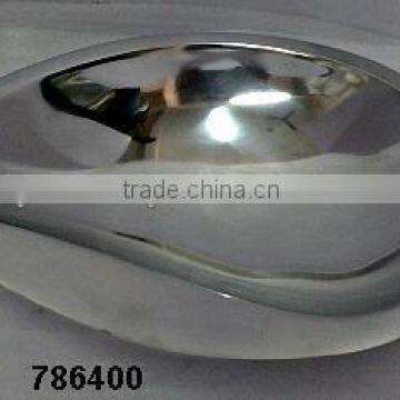 Aluminium Metal Fruit Candy Bowl Mirror Polish