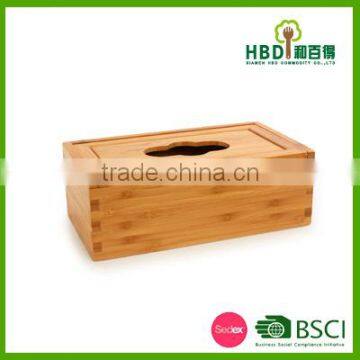 Buy Tissue Box,bamboo Wood Tissue Box,rectangle Tissue Box Dispencer photo-3