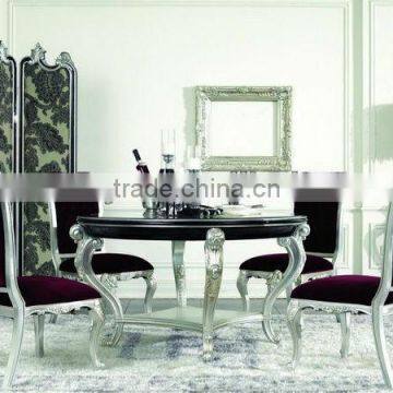 Luxury dining room furniture antique dining table solid wood dinning chair