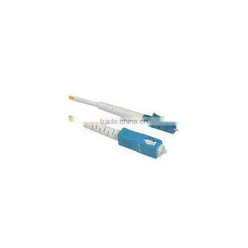 C2G 15m LC-SC 9/125 OS1 Simplex Singlemode PVC Fiber Optic Cable