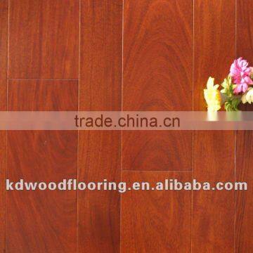 waterproof Santos Mahogany multi layer engineered parquet wood flooring