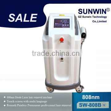 SW-808B Quickest hair removal 808nm diodes device