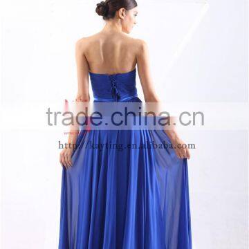 New Arrival Sexy Off Shoulder Fashion Royal Blue Bridesmaid Prom Dress 2015 photo-3