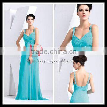 Sleeveless crystal diamond embellished halter prom dress chiffon evening dress for seniors