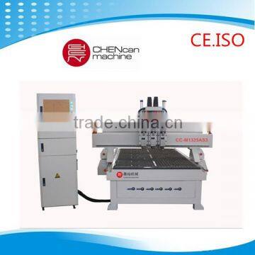 Three Spindles CNC Milling/Wood Carving/Machine 1325 CNC Router for Sale