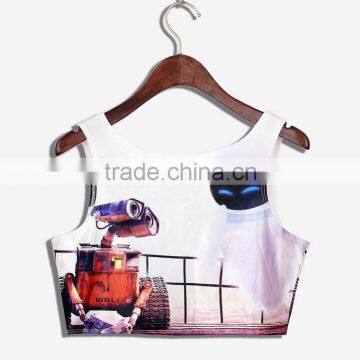 Latest Tops Designs Girls Print Vest N7-30 photo-2