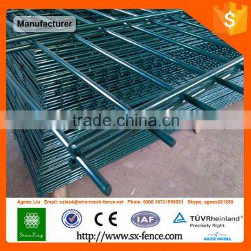 Cheapest Price Powder Coated Weld 2D Double Wire Panel Fencing