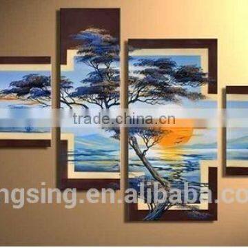 Modern home decor multi-panel canvas painting wall art 15425