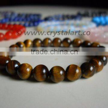 TIGER EYE 6 MM BEADS BRACELETS