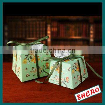 Decorative Rigid Paper Empty Wedding Candy Box Wholesale