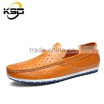 2016 new style comfortable breathable men 's casual leather shoes driving shoes