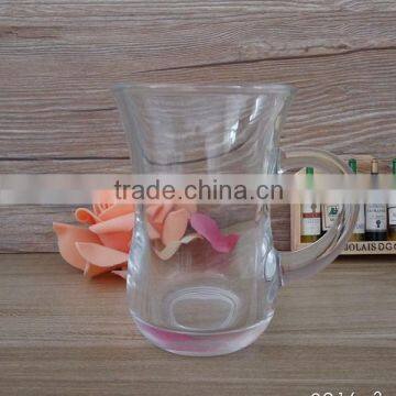(OEM)Clear Shot Glass Cup with Handle for Flower Tea During Free Time