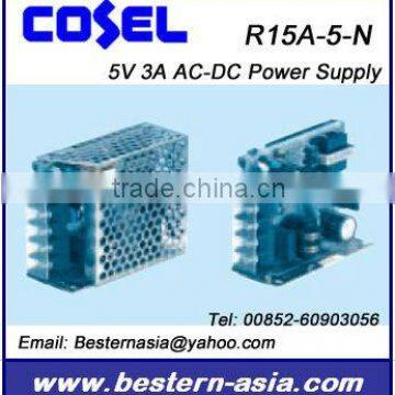 Cosel R15A-5-N 5V 3A AC-DC Power Supply