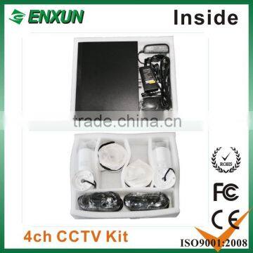 4ch Cctv Dvr Kit Security Camera System Outdoor Cheap Cctv 4 Camera Ahd Kit photo-6