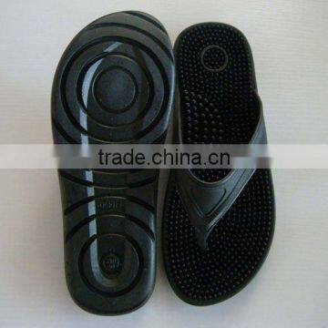 massage slippers,black slippers,pvc air blowing slippers