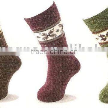 Leaves jacquard new design fancy baby socks