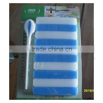 10 IN 1 MELAMINE SPONGE CLEANING BRUSH PACK