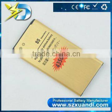 4350mah high capacity replacement gold label battery for S5