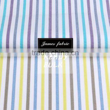 James Yarn Dyed Cotton-Lycra Stretch Colorful Stripe Shirting & Dress Fabric photo-3