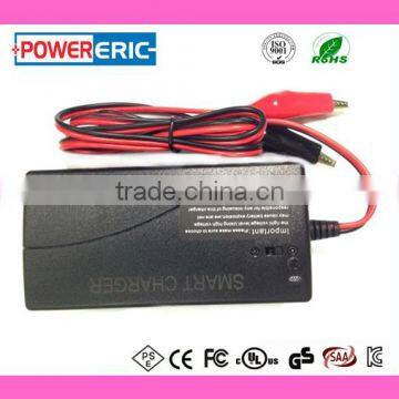 6V 12V 650mA Lead acid battery charger with UL FCC GS CE PSE SAA