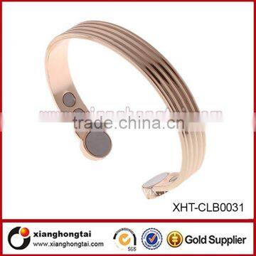 New products 2016 New design Jewelry Copper Magnet Bangle