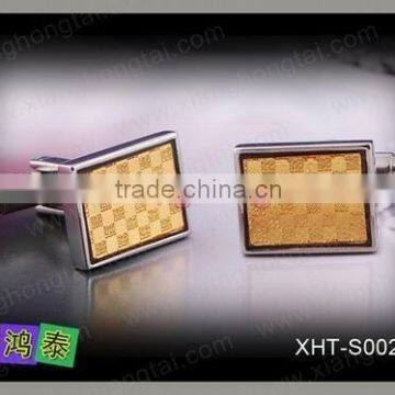 High quality cylinder cufflink for christmas gift