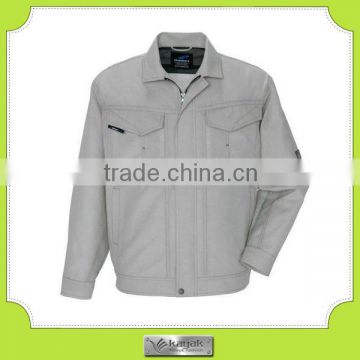 Custom cheap blue working garments, work shirts for men