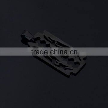 Fashion Jewelry Blade Design Pendant Necklace 316L Stainless Steel for Men Women photo-4