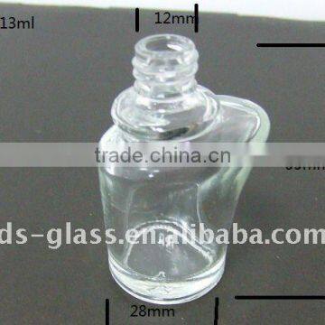 13ml nail polish oil glass bottles strange shape