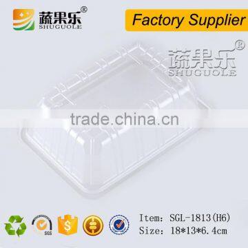 Eco-friendly plastic frozen food tray packaging for seafood