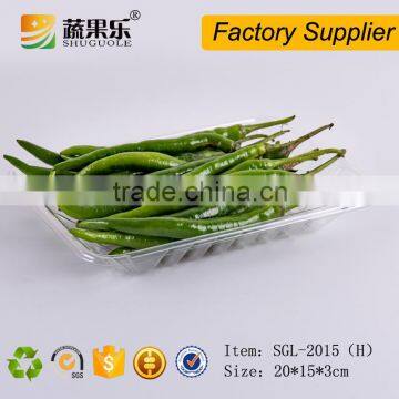 PET material plastic packing tray