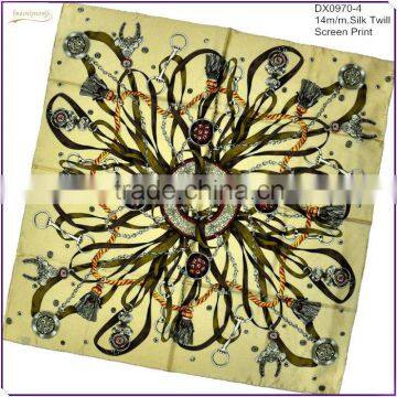 Belt Design 100% mulberry silk scarves