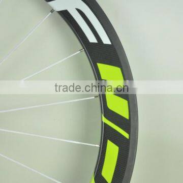Ultra Light 700C 50mm Clincher Carbon Wheels 23mm Width Road Bike Wheels Bicycle Wheelset