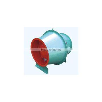 Low noise mixed flow exhaust fan