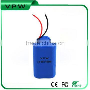 High capacity 6.6ah 3.7v cylinder lithium ion battery for rc car