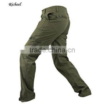 China Supplier Cotton Canavas Olive Green Men Military Official Cargo Pants